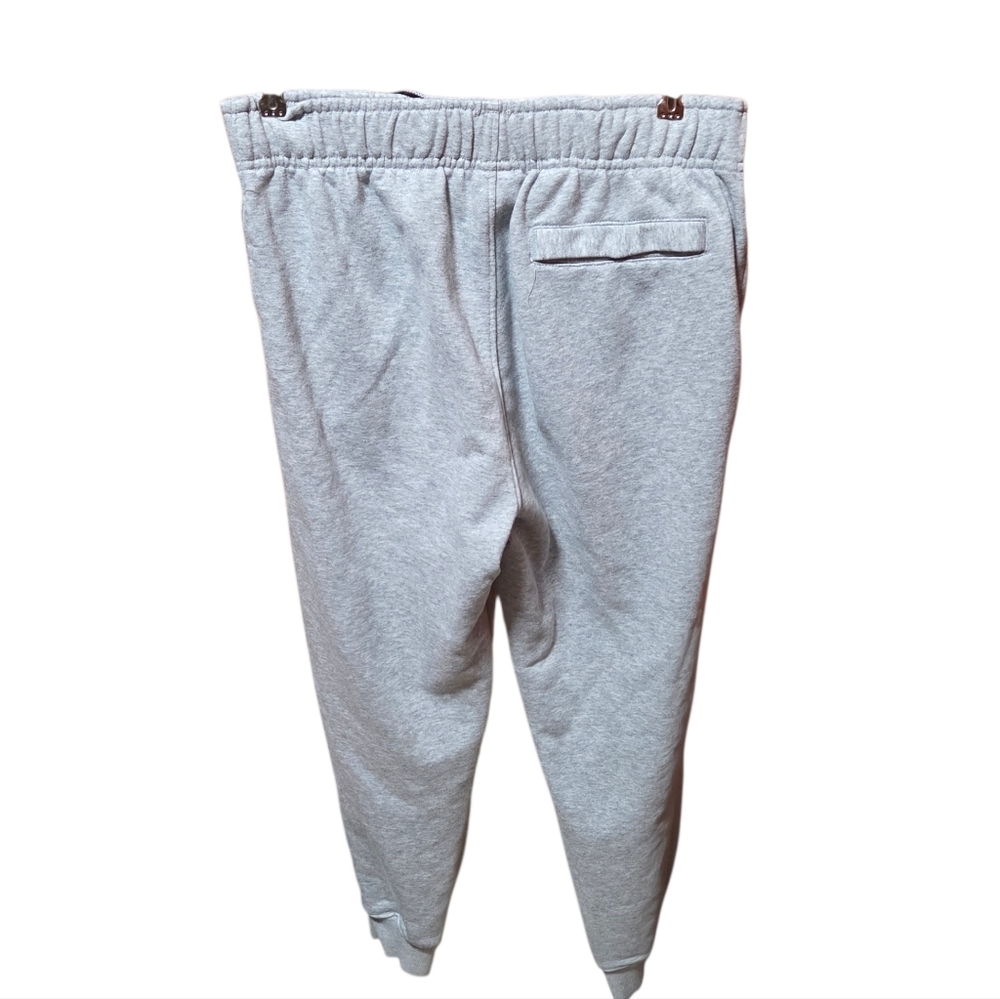 Nike Fleece Jogger Pants Womens Size Medium Gray Sweatpants - Picture 2 of 4